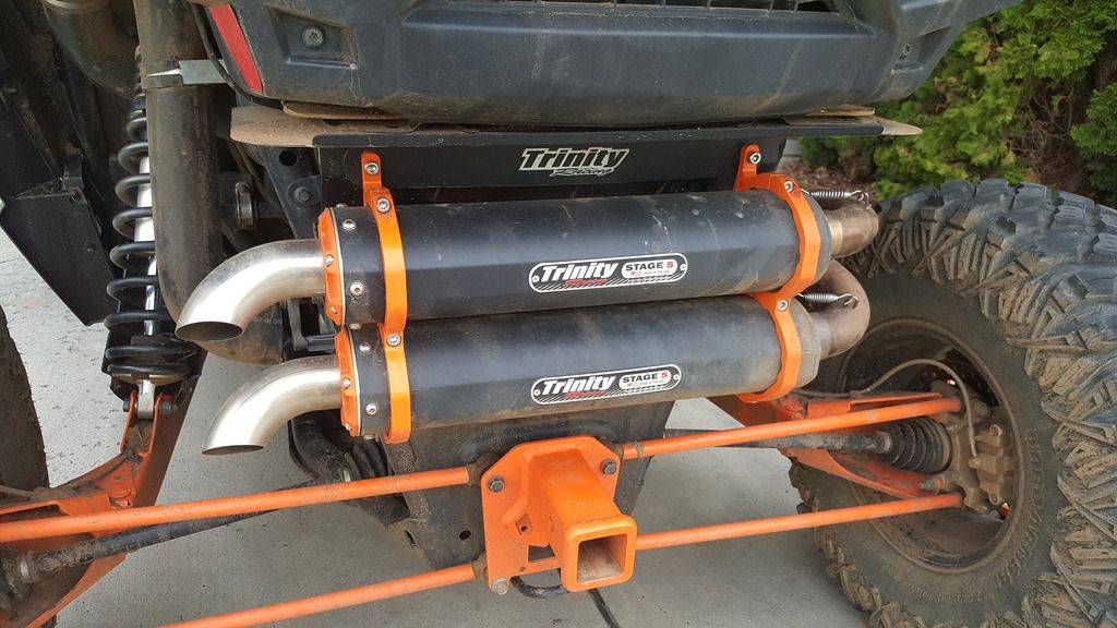 Trinity Stage 5 exhaust quite sound inserts before and after testing