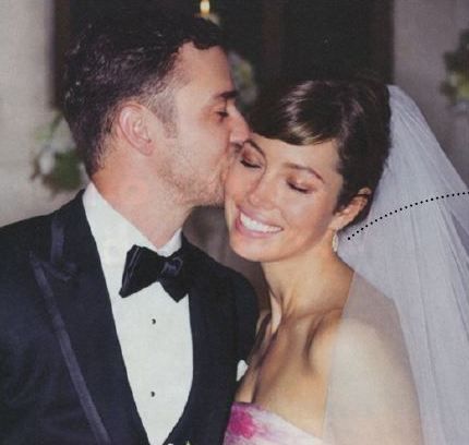 Jessica Biel's wedding dress