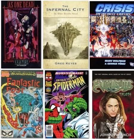 Superhero, Horror, Fiction Novels (Collection)