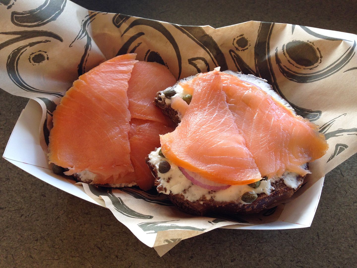 bagel and lox