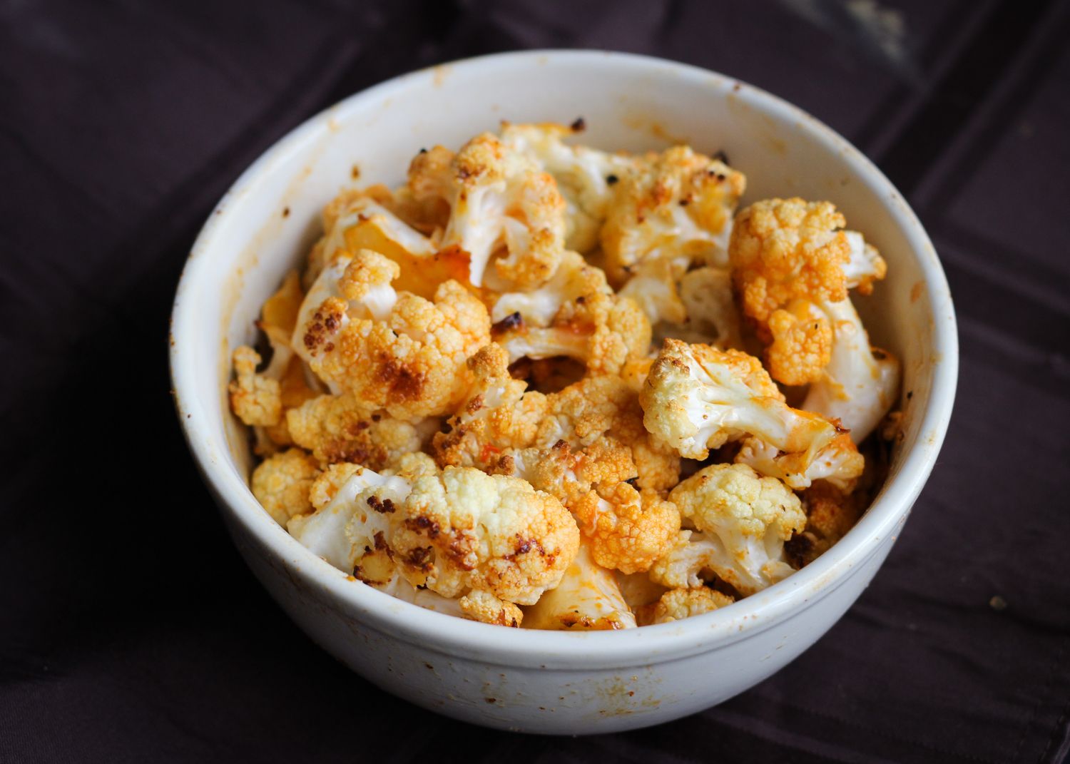 buffalo roasted cauliflower