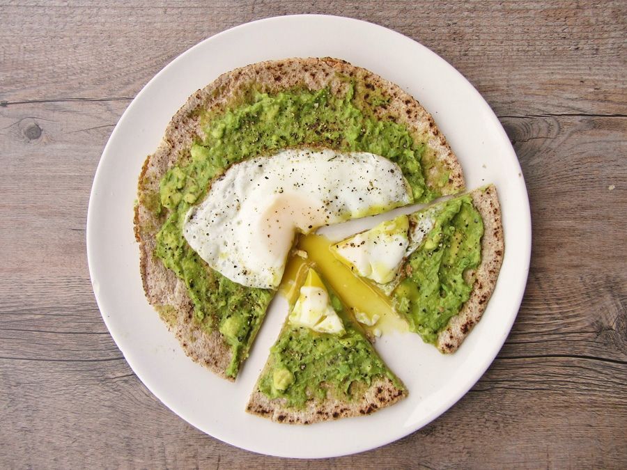 Fried Egg and Avocado Breakfast Pizza & other Breakfast Ideas with Avocado