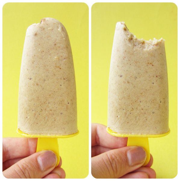 Banana Date Popsicles with Cinnamon & Vanilla