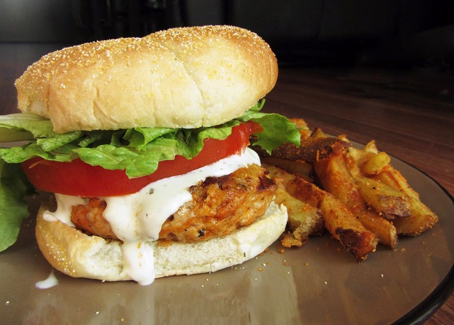 Buffalo Chicken Burgers