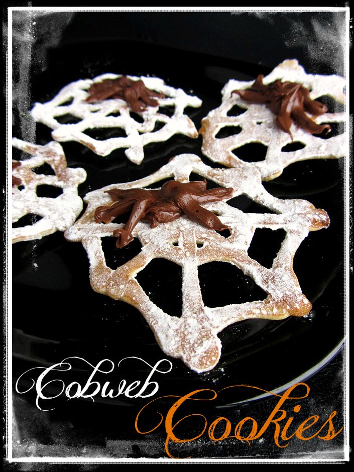Halloween Cobweb Cookies