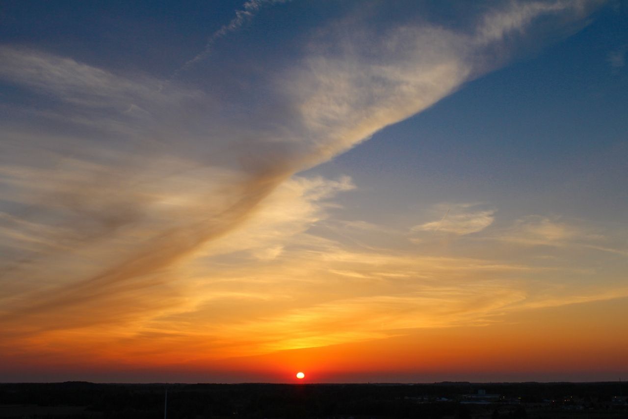 summer sunset in ontario