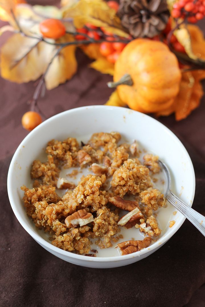 Pumpkin Spice Breakfast Quinoa