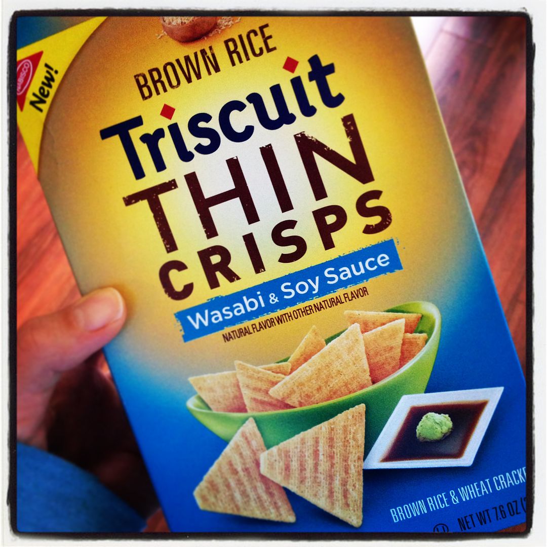 soy and wasabi triscuits