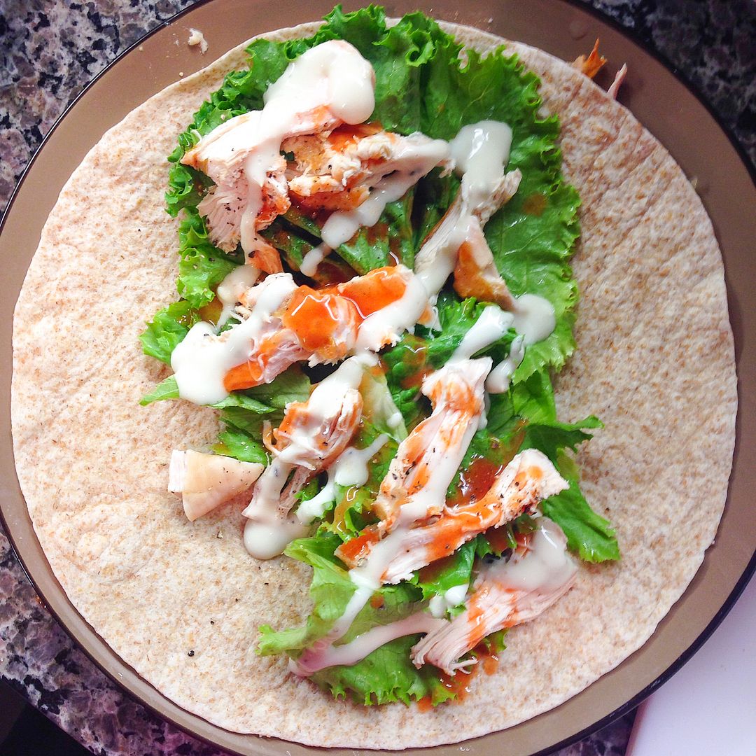 buffalo chicken wraps