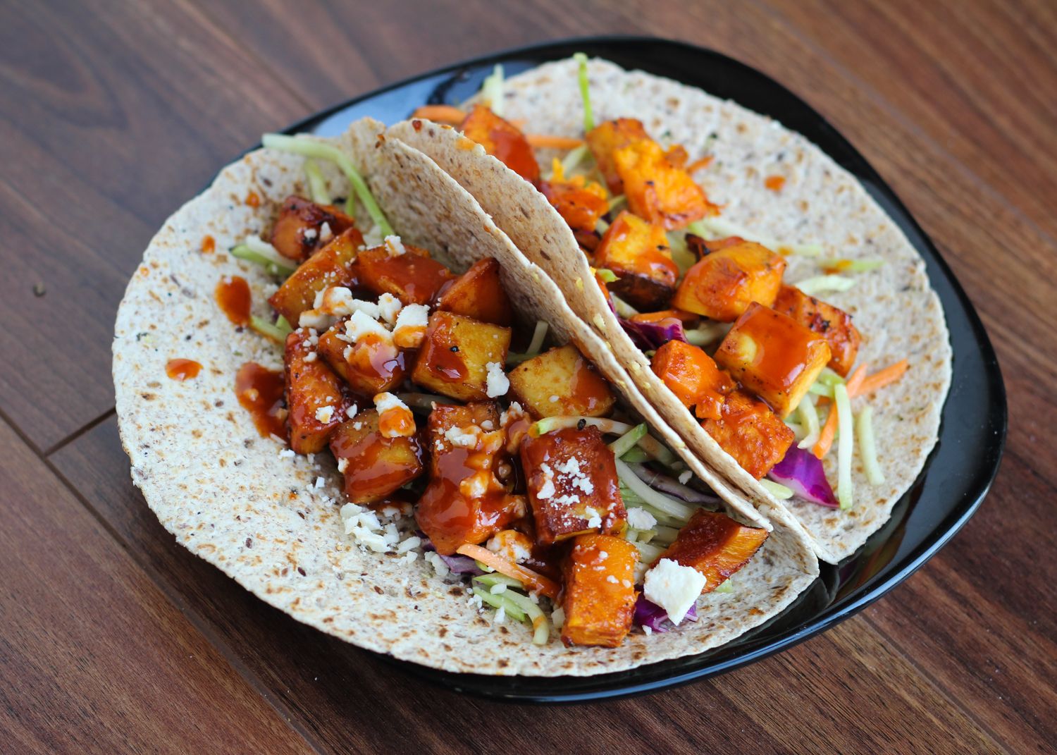 sweet potato tofu tacos