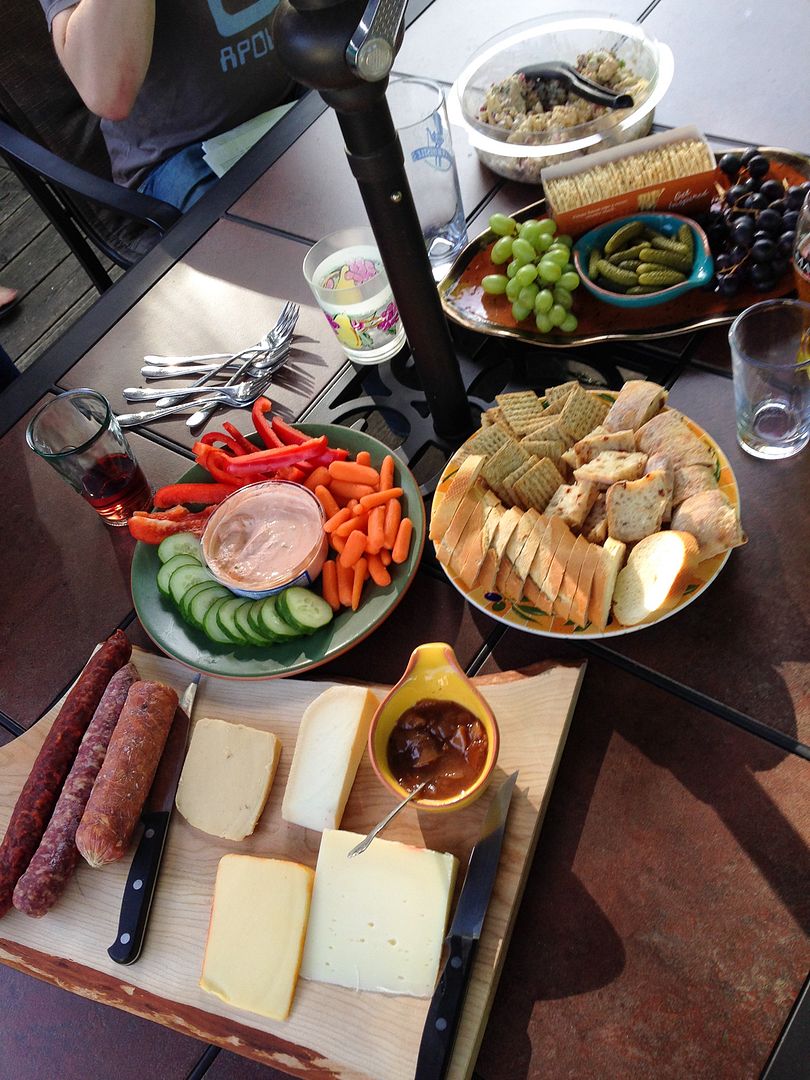 charcuterie and apps for dinner