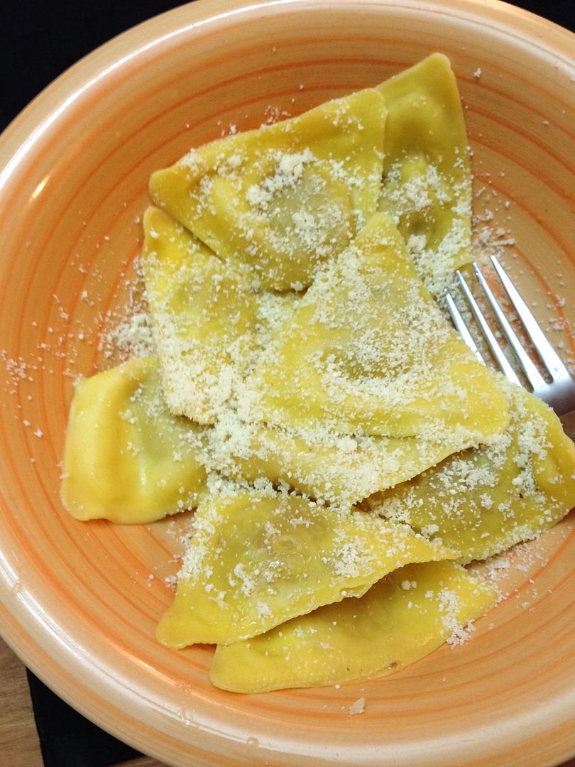 pumpkin ravioli