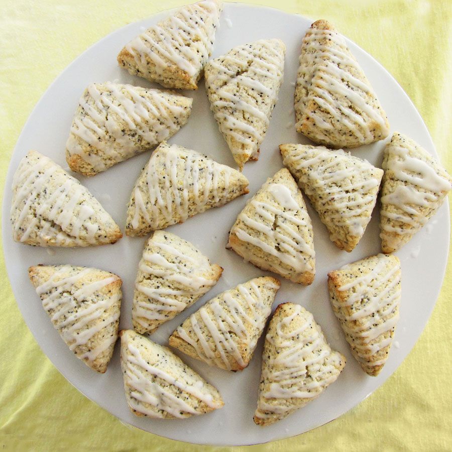 Mini Lemon Poppyseed Scones