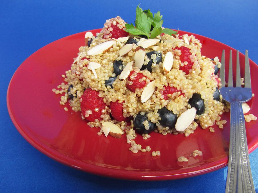 Berry Almond Quinoa Salad