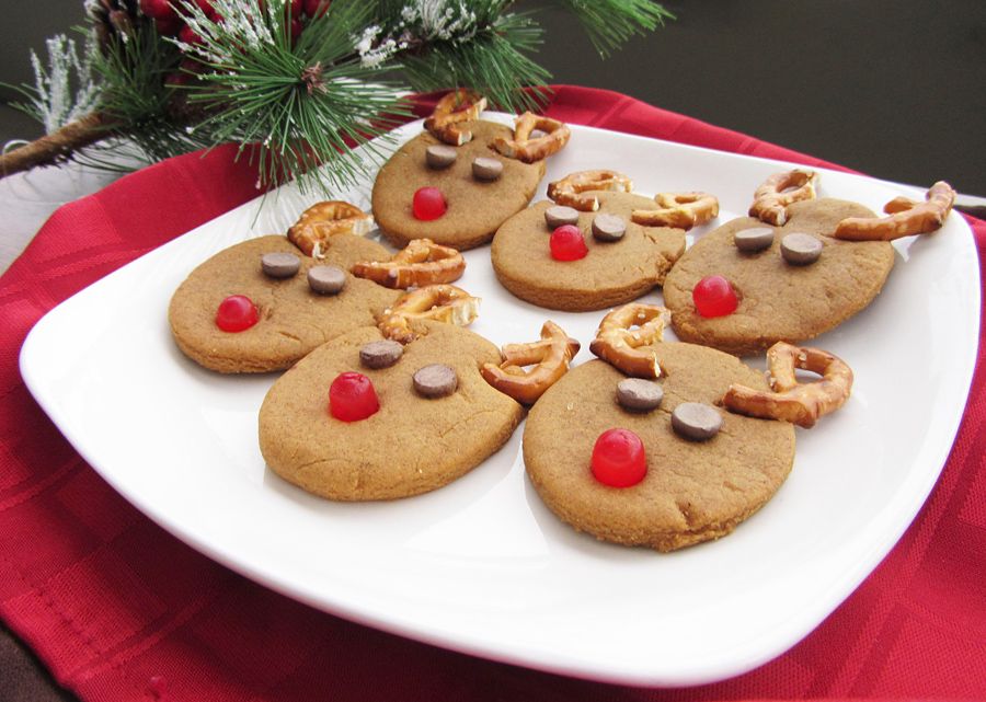 Rudolph Gingerbread Cookies