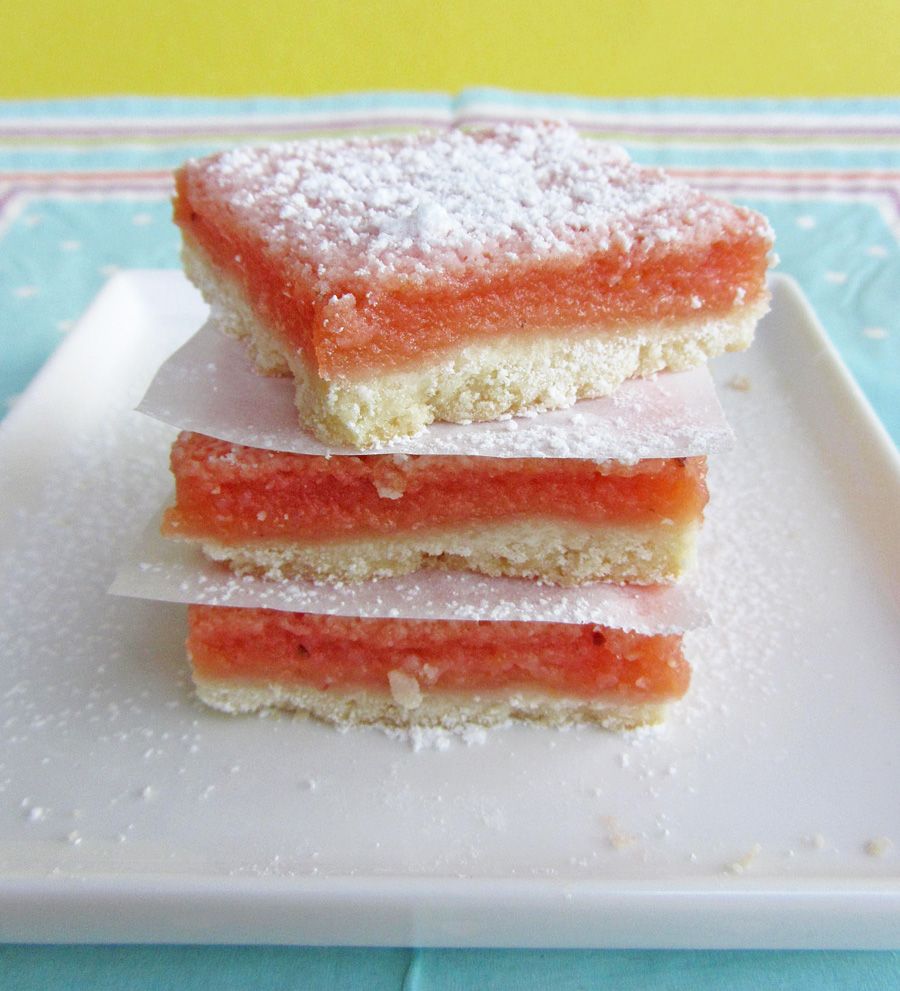 Strawberry lemonade bars