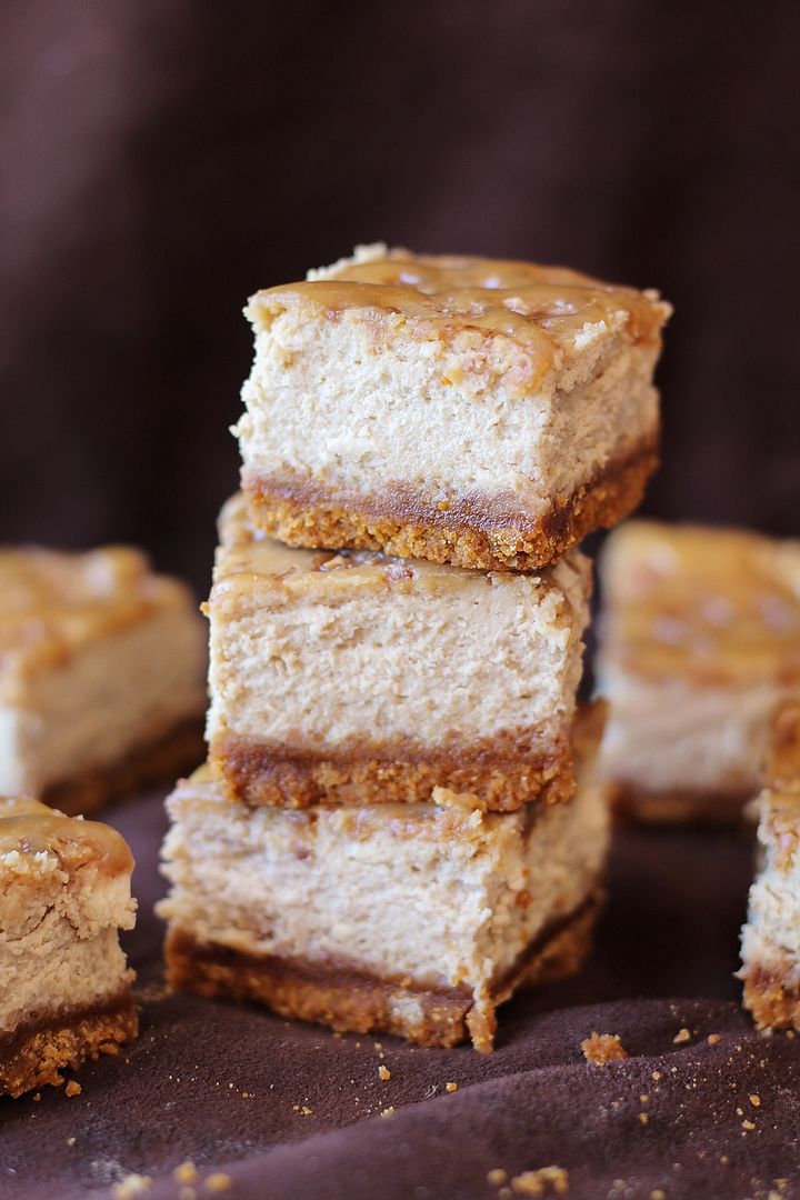 Caramel Latte Cheesecake Squares