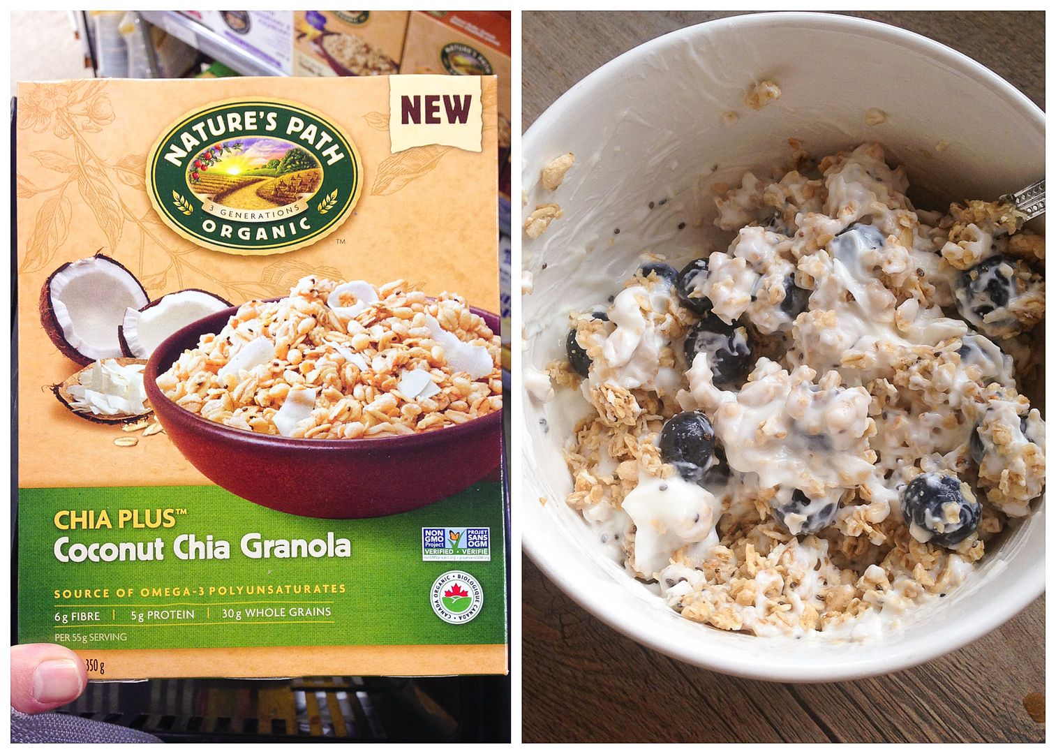 coconut chia granola