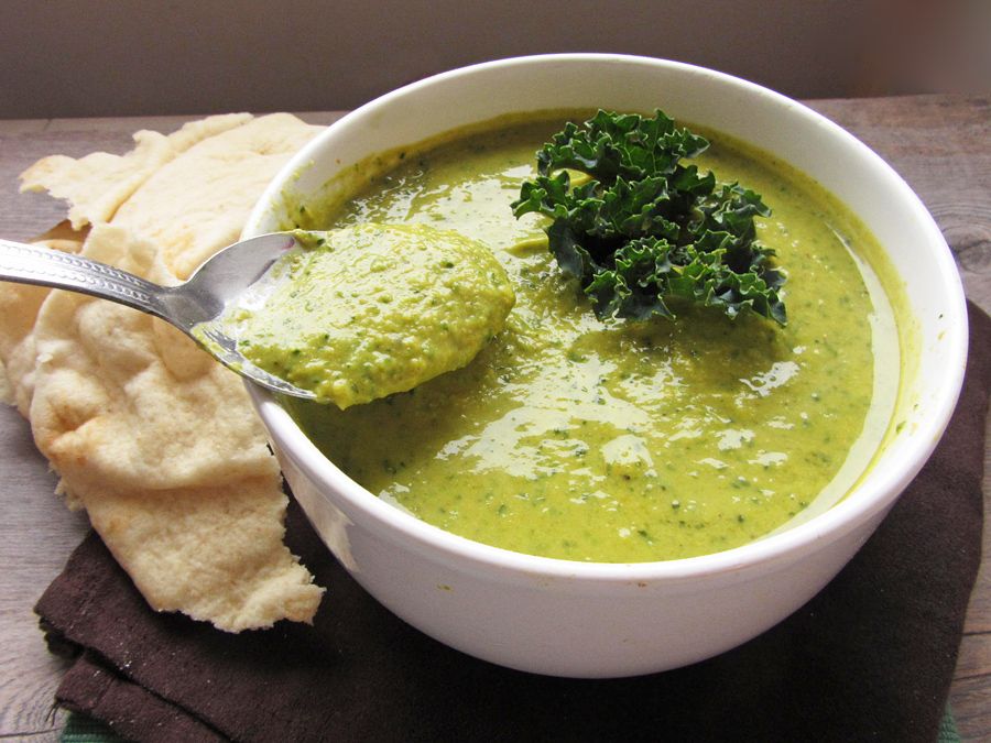 Curried Chickpea & Kale Soup