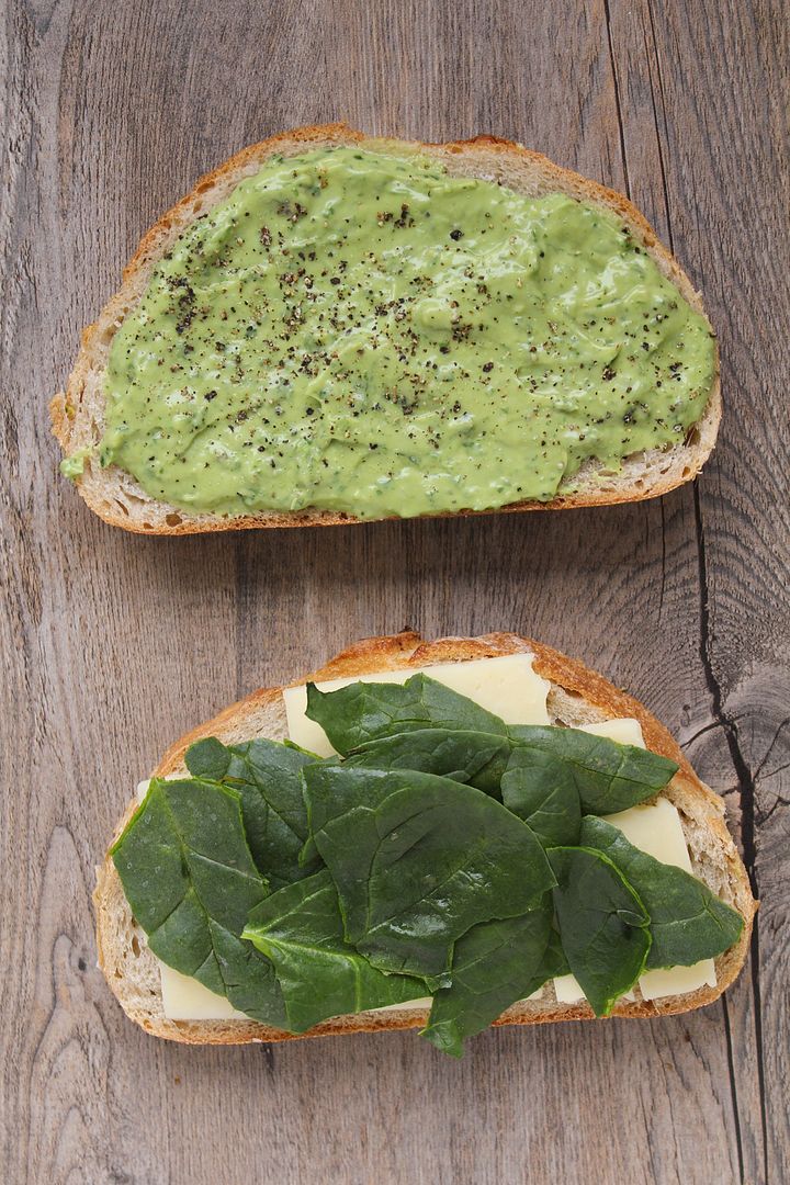 Avocado Green Goddess Grilled Cheese