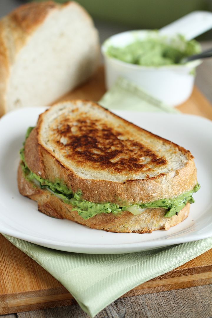 Avocado Green Goddess Grilled Cheese