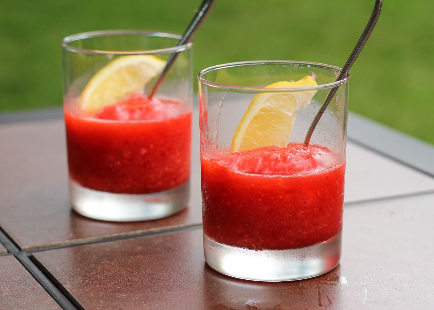 Frozen Spiked Strawberry Lemonade