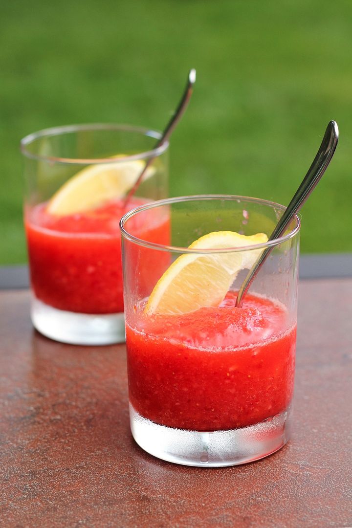 Frozen Spiked Strawberry Lemonade