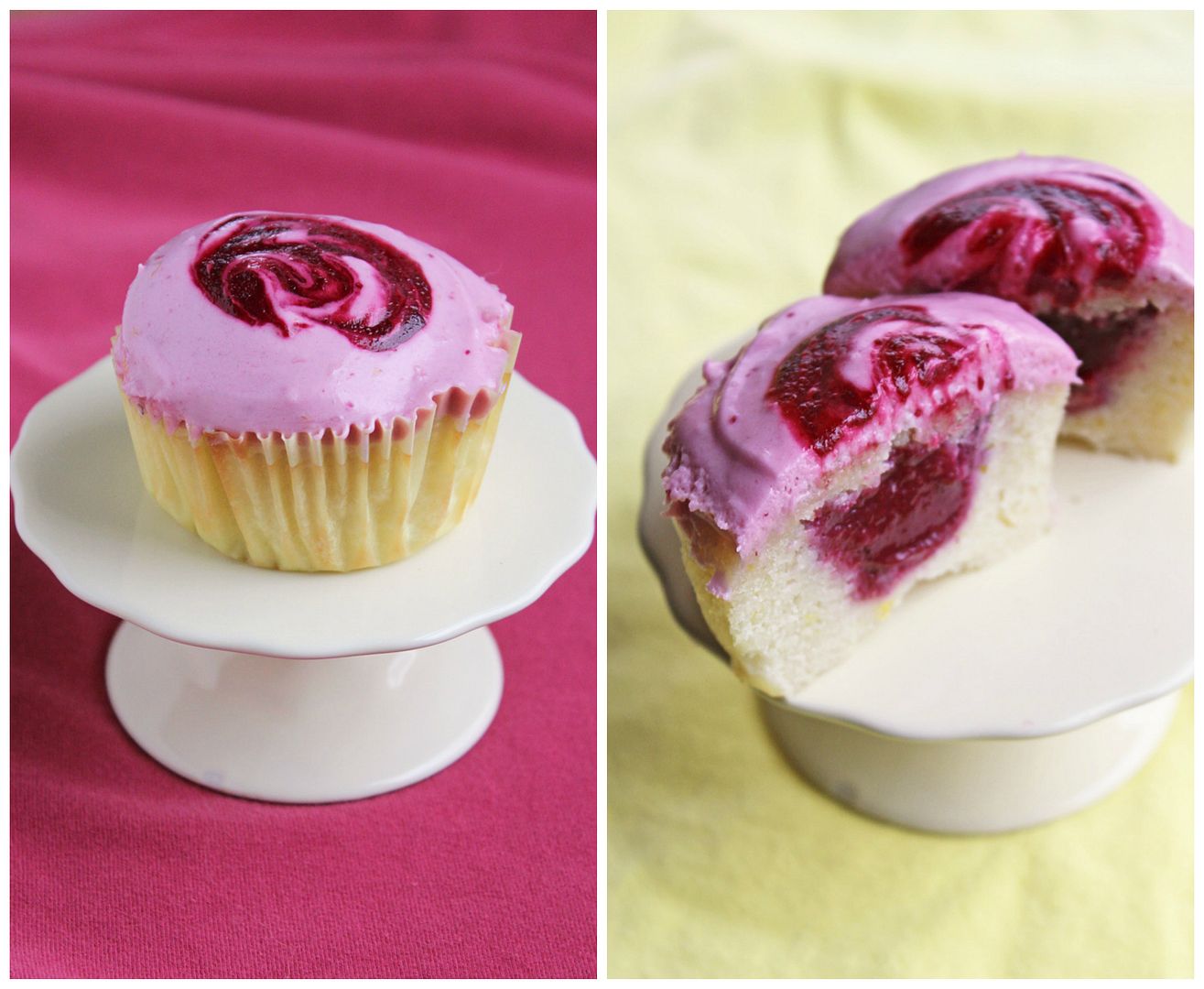 lemon blackberry cupcakes