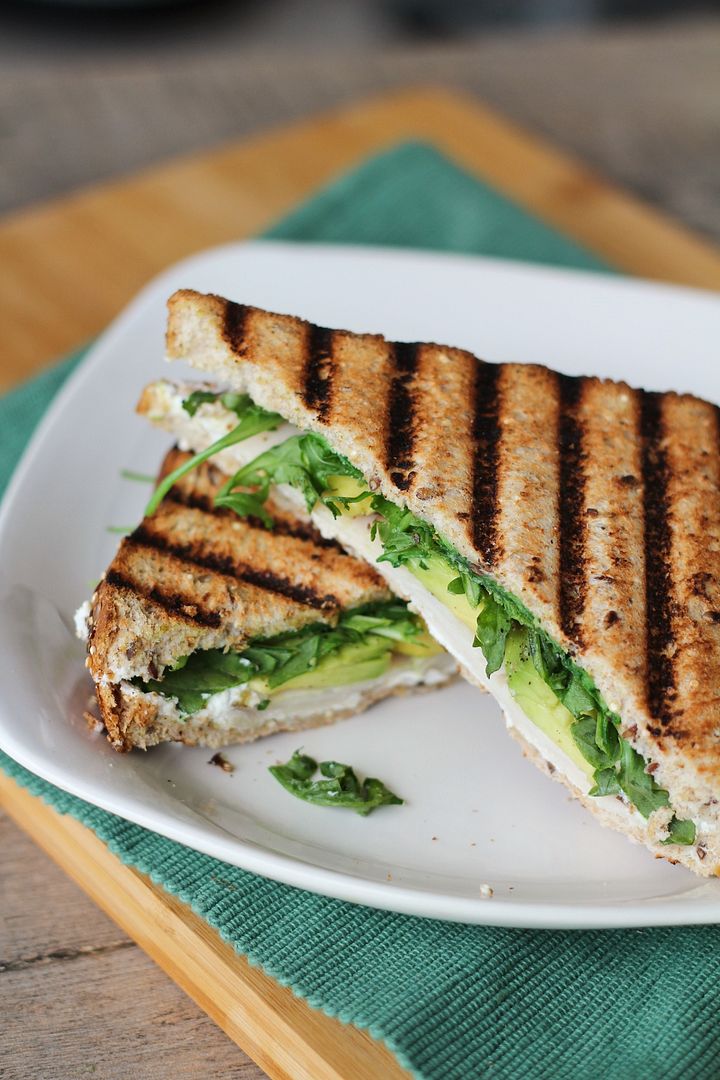 Turkey, Avocado, & Goat Cheese Panini