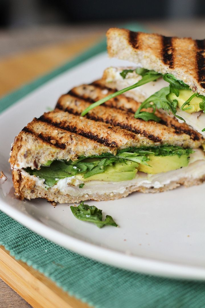 Turkey, Avocado, & Goat Cheese Panini