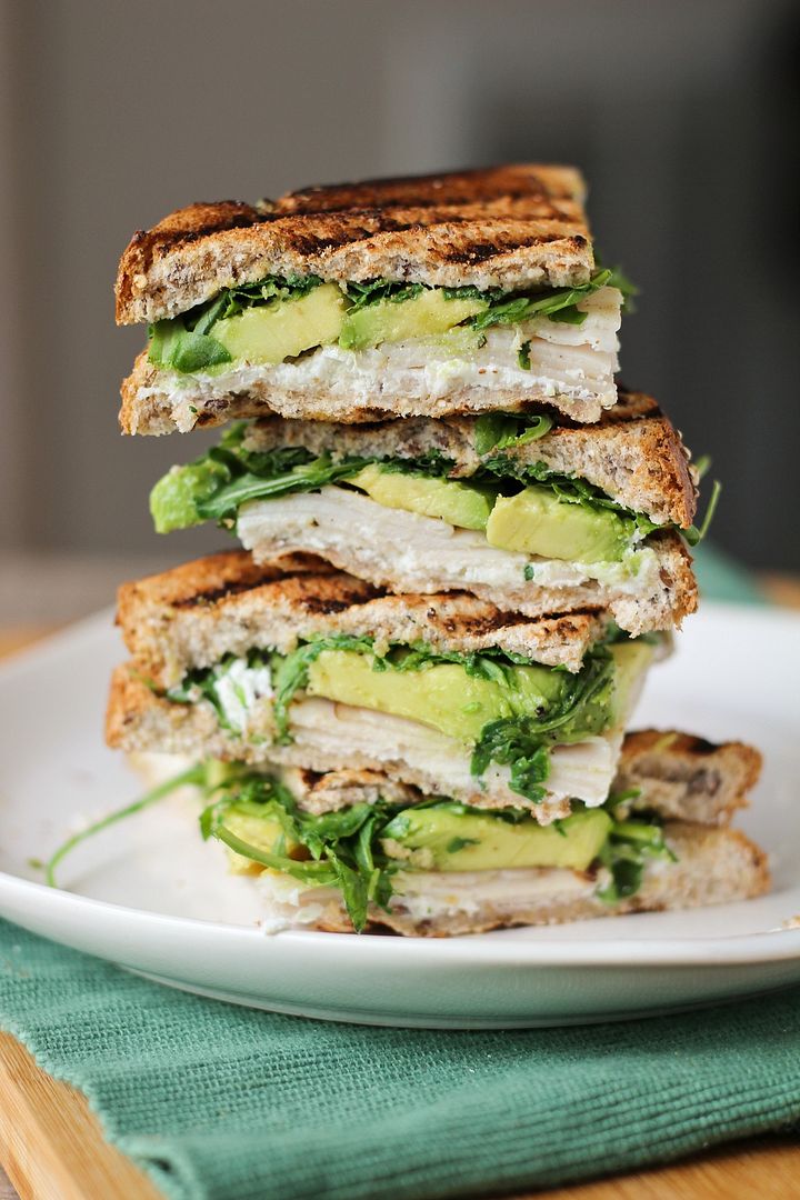 Turkey, Avocado, & Goat Cheese Panini