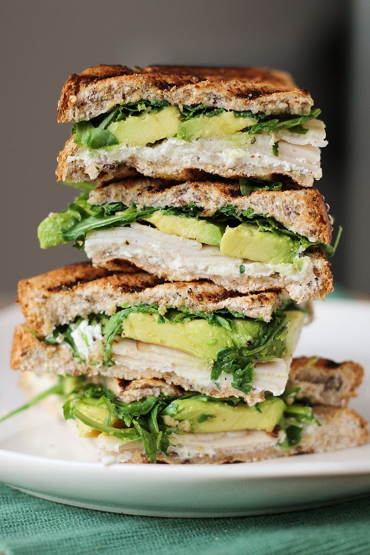 Turkey, Avocado, & Goat Cheese Panini