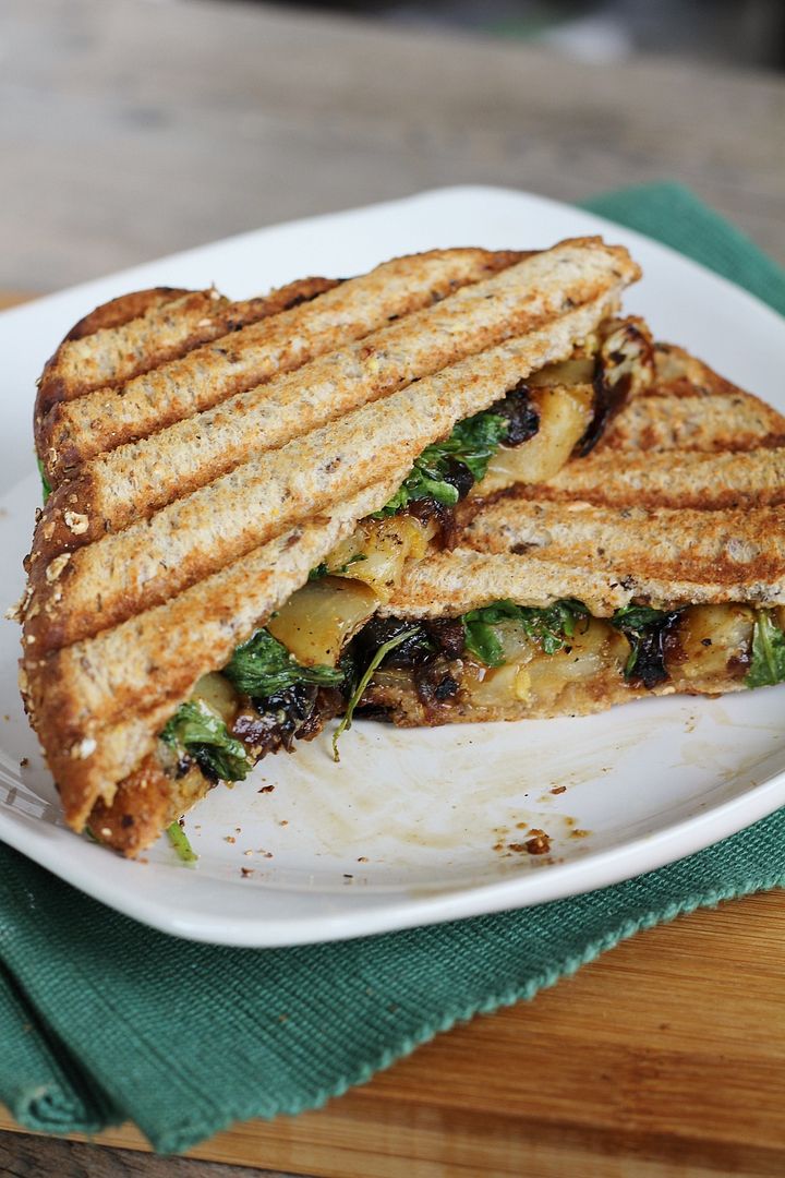 Pear, Blue Cheese, & Caramelized Onion Panini