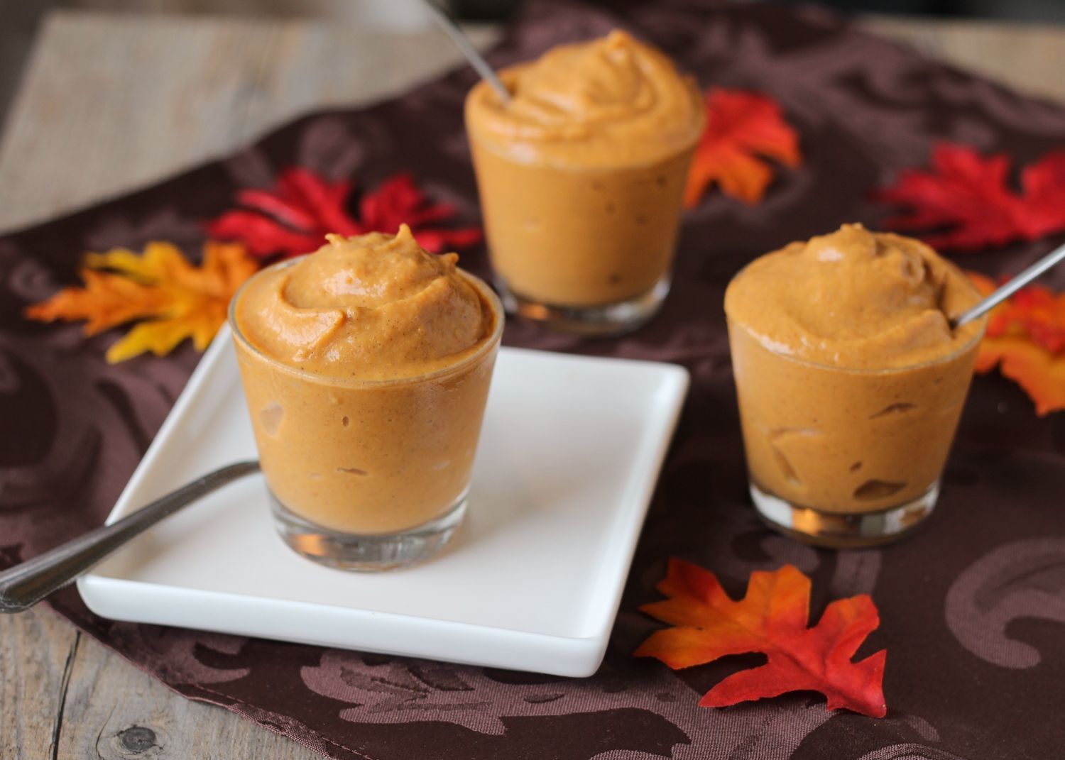 Healthy Pumpkin Tofu Mousse