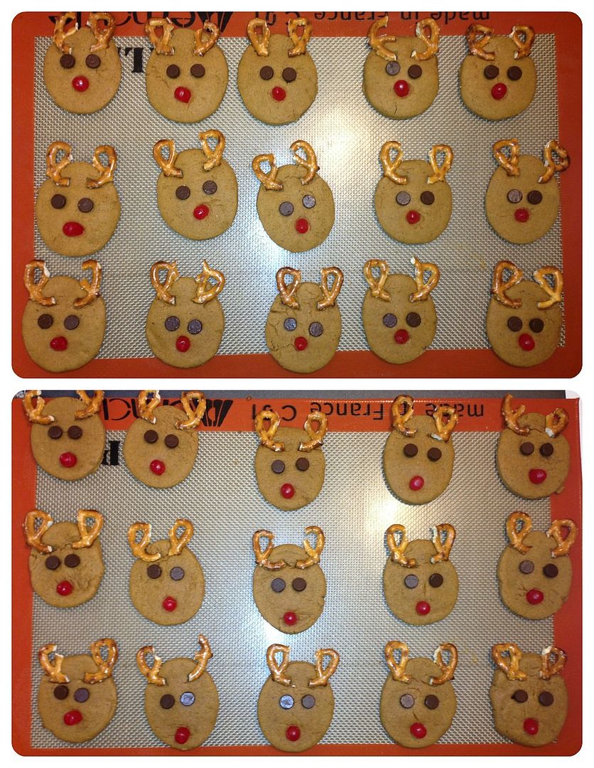 Rudolph Gingerbread Cookies