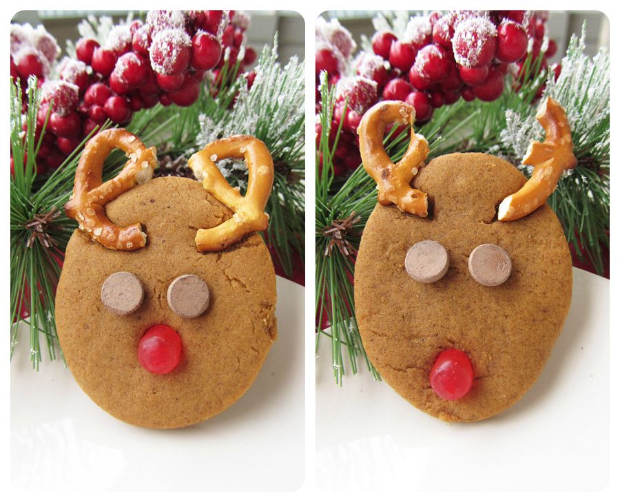 Rudolph Gingerbread Cookies