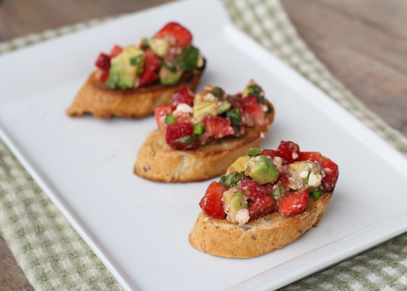 Strawberry, Avocado, & Feta Salsa