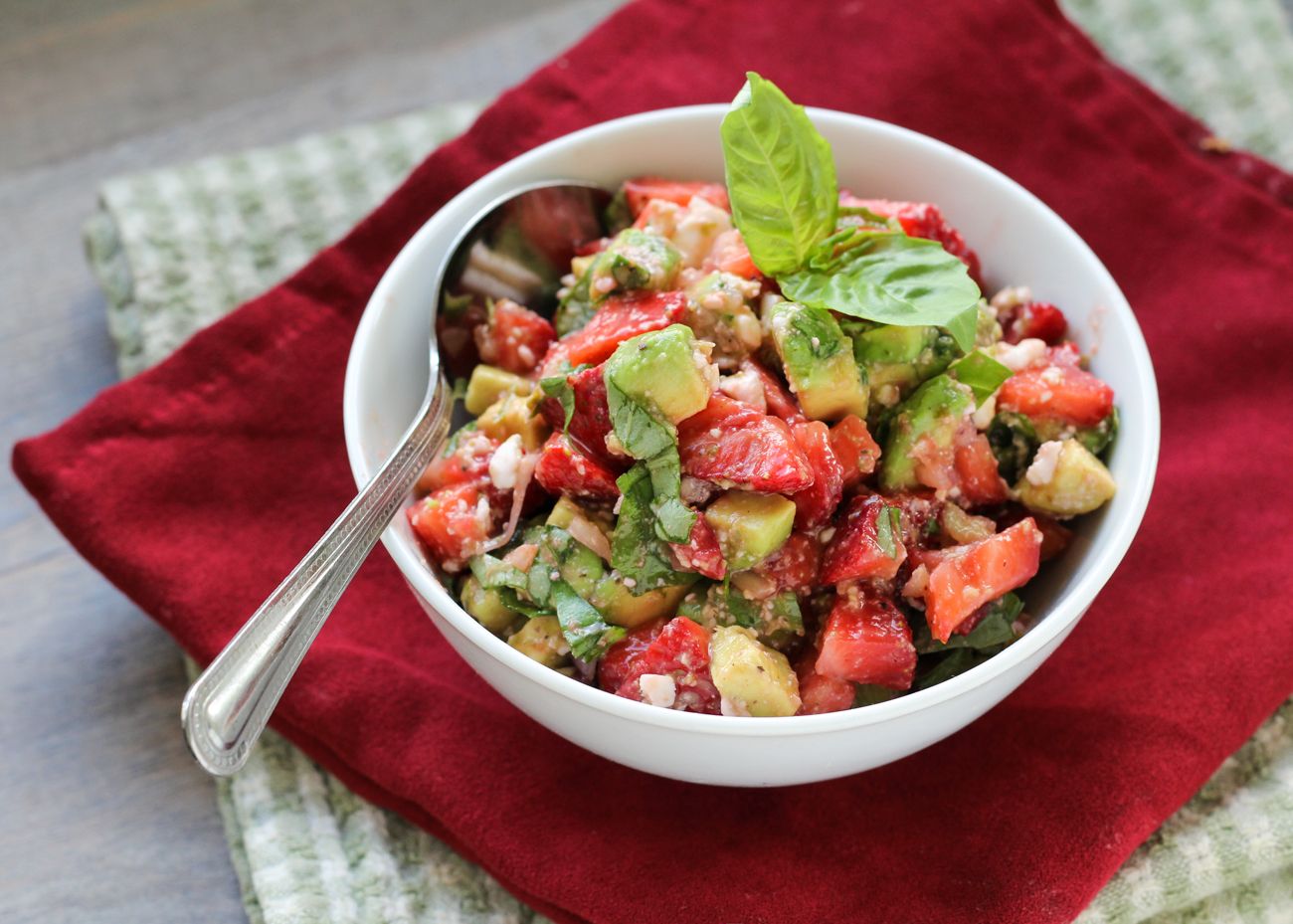 Strawberry, Avocado, & Feta Salsa