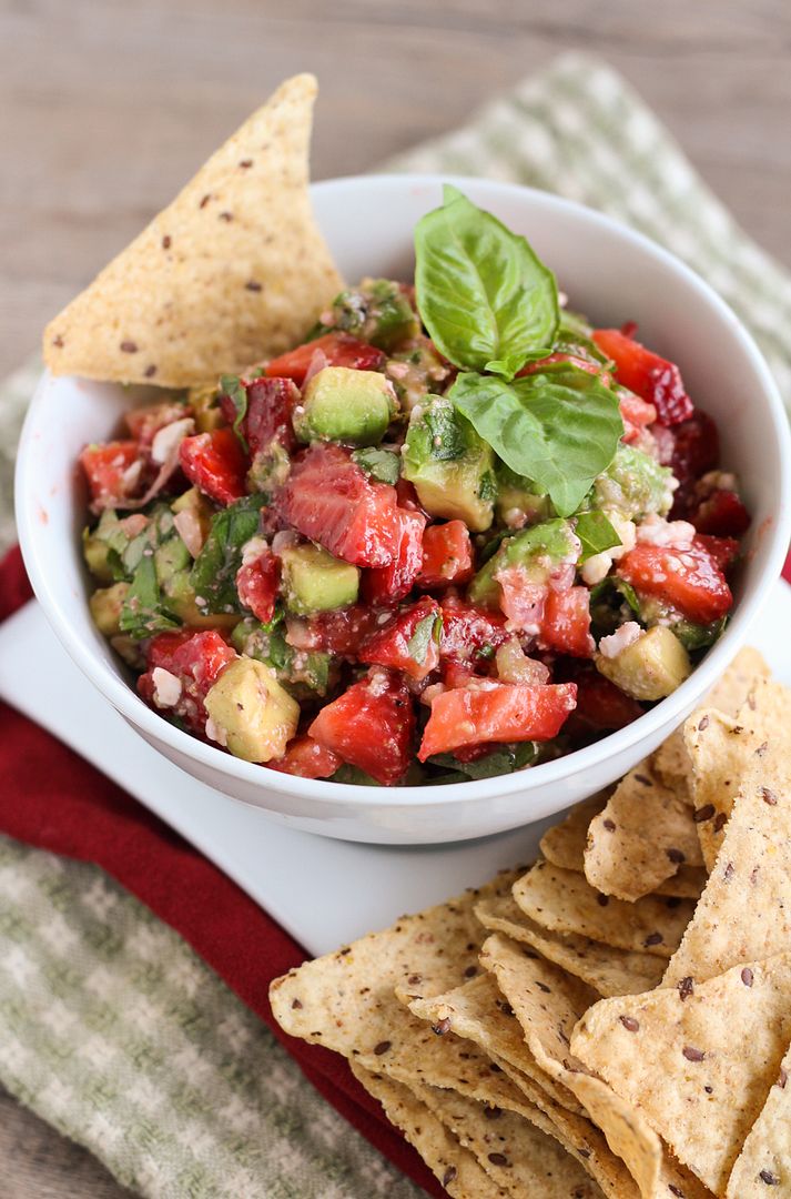 Strawberry, Avocado, & Feta Salsa