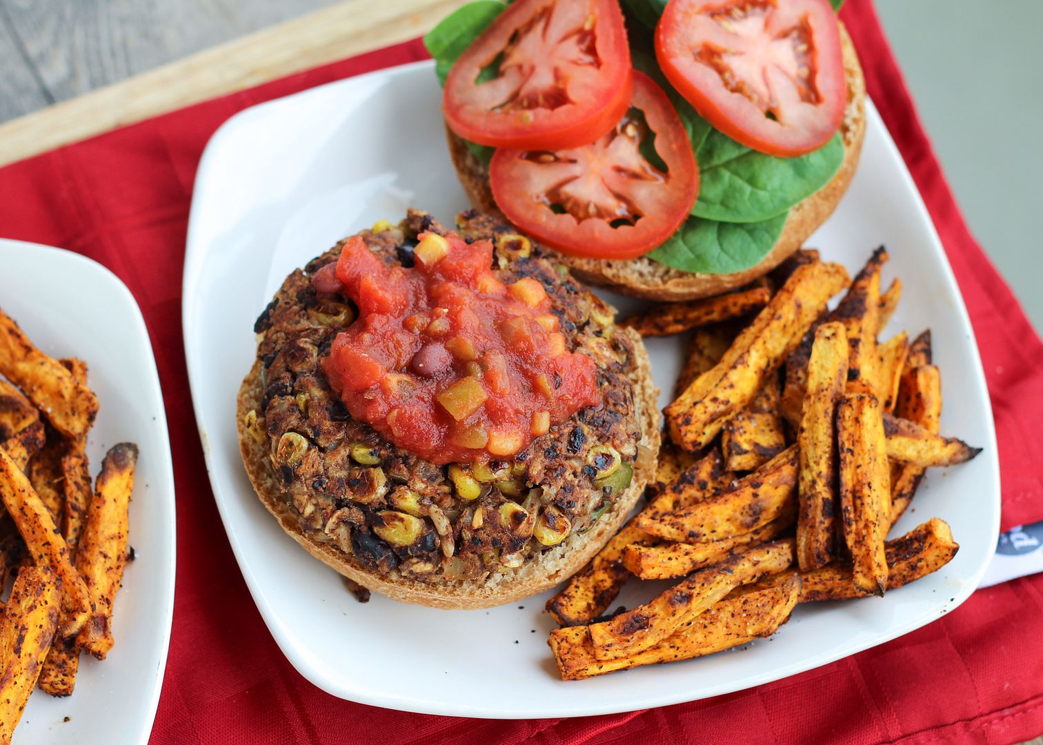 Southwestern Black Bean & Brown Rice Veggie Burgers