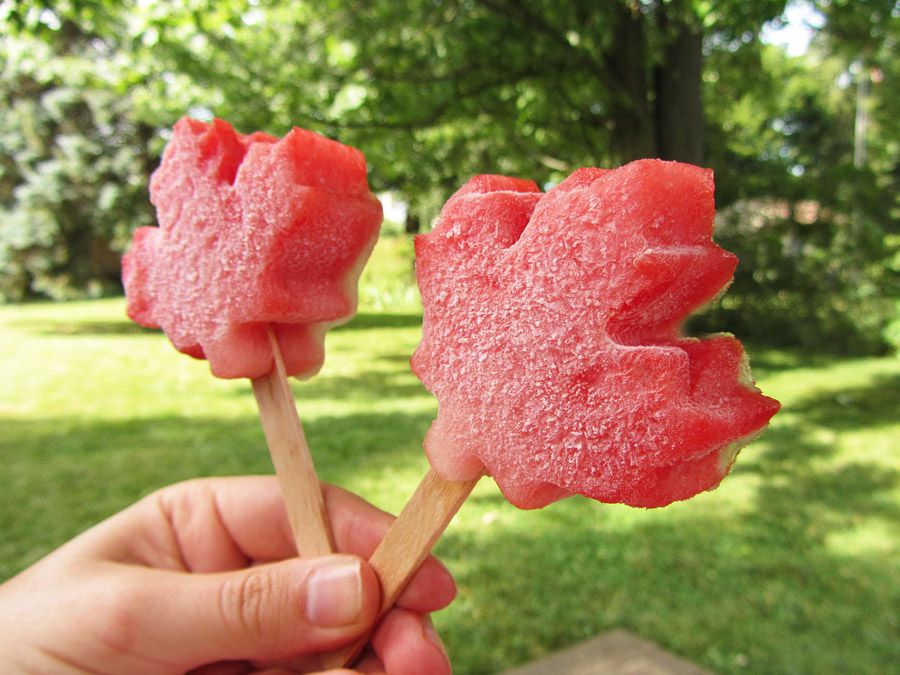 Frozen Watermelon Daiquiri Pops