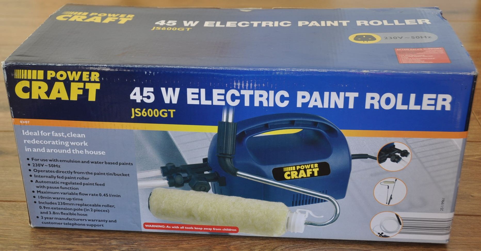 Power Craft 45W Electric Paint Roller JS600GT Brand New eBay