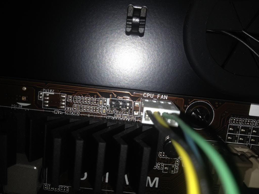 3 pin header beside CPU Fan header on Asus B85 Vanguard Motherboard