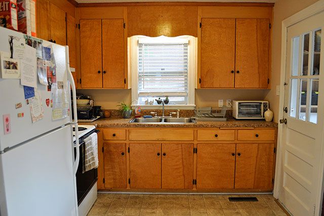 How do you refurbish laundry room cabinets?