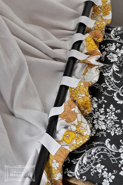 Upcycled Vintage Sheet Curtains