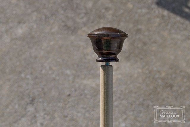 Curtain Rod Made from Electrical Conduit