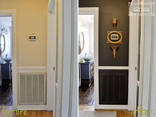 Charcoal Gray Hallway