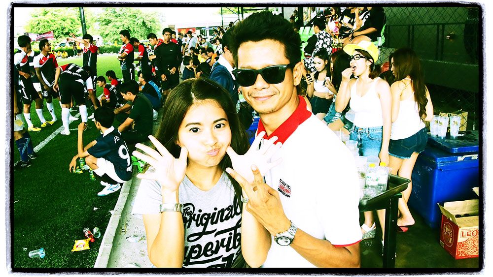 ภาพบรรยากาศงานฟุตบอลประเพณี CIVIC ES GROUP @ BFC บางแสน