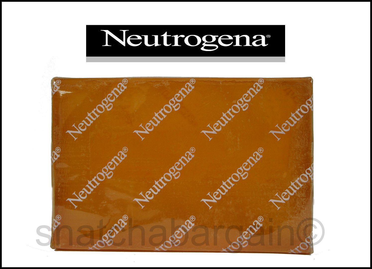 NEUTROGENA TRANSPARENT FACIAL ACNE BAR SOAP 100g DERMATOLOGIST
