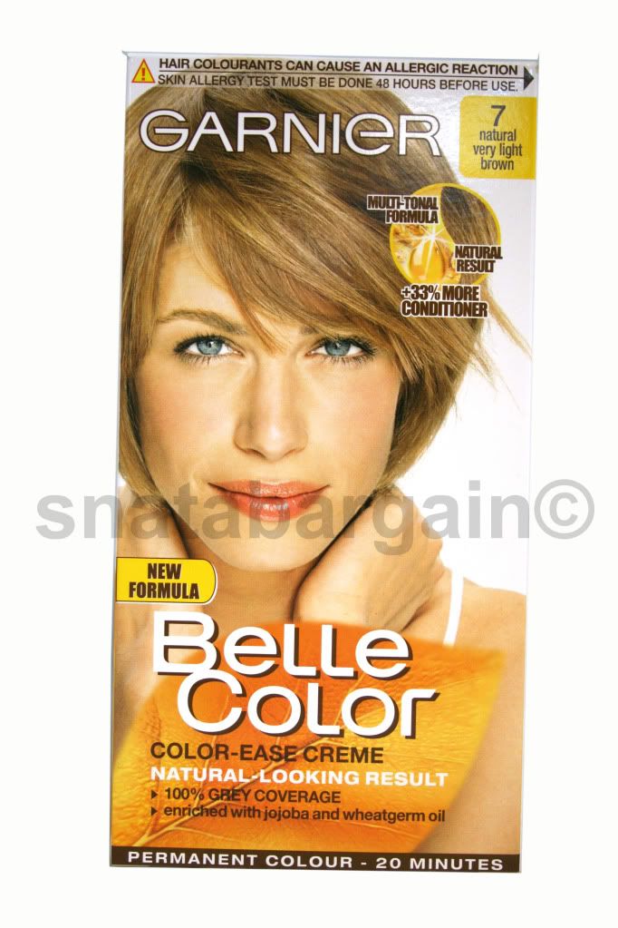 Garnier Permanent Belle Color No 7 Natural Very Light Brown Natural Looking Ebay